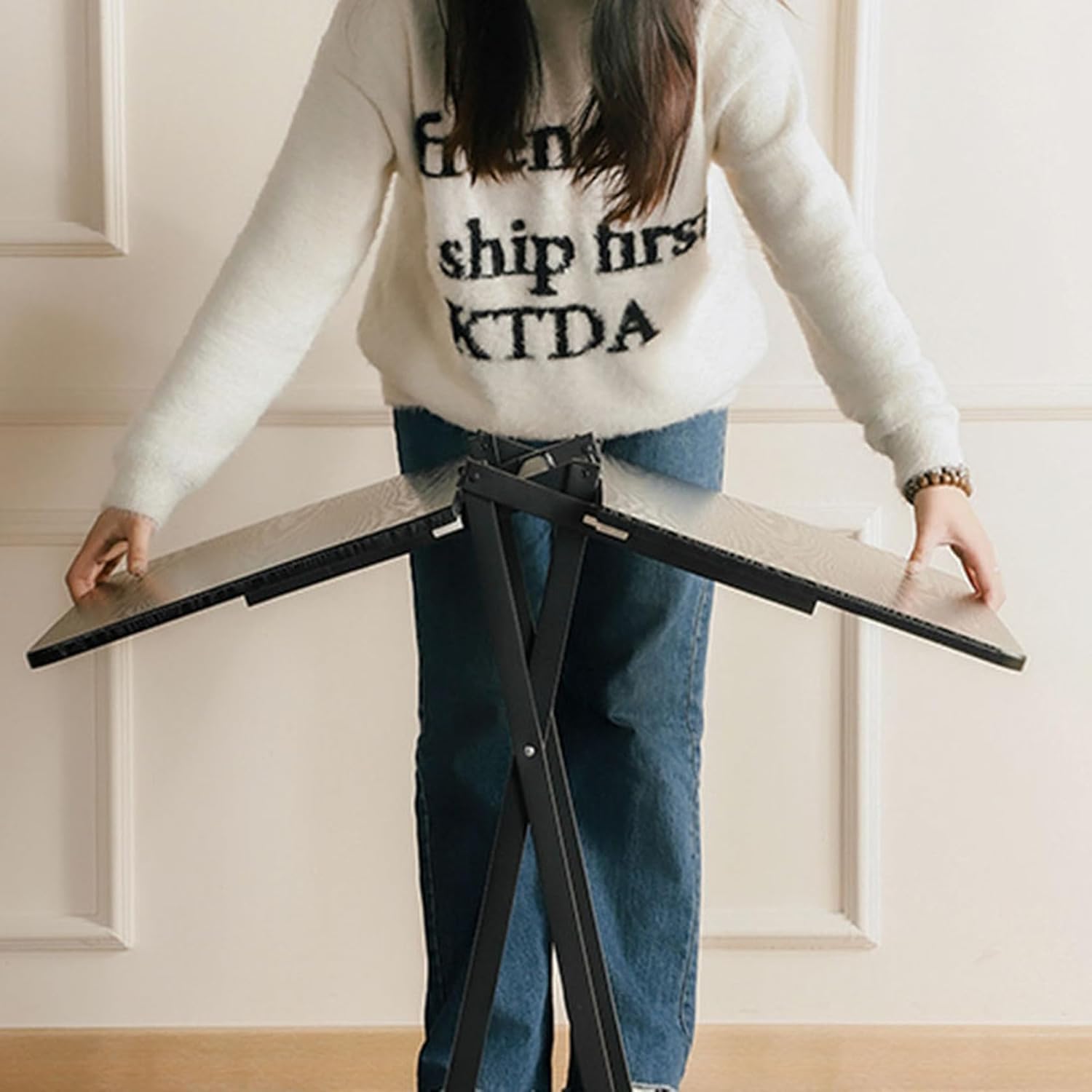 2550 深川製磁 瑠璃地金彩桜 手鏡 未使用 深川製磁 (フカガワセイジ